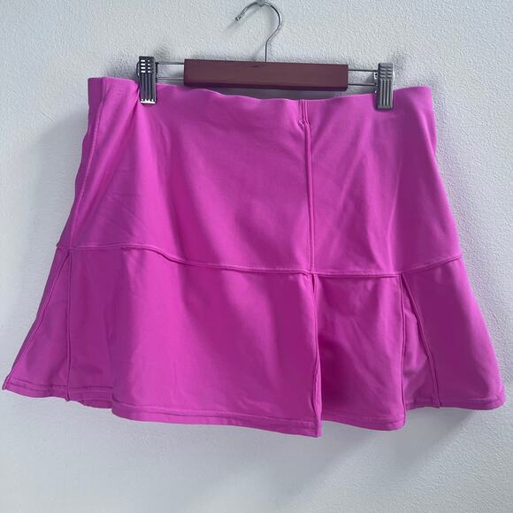 NIKE Women's DRI-FIT Pickleball Tennis Golf Pink Skort Shorts Size Small Preppy - Picture 2 of 7